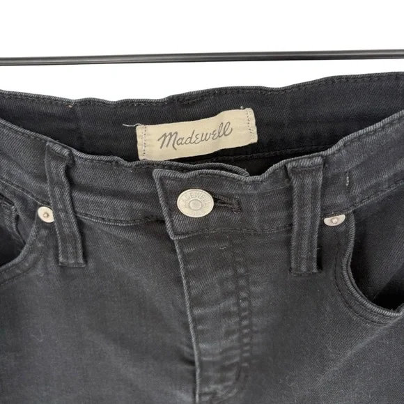 Madewell Women's 9” High-Rise Black Skinny Jeans - Picture 6 of 11